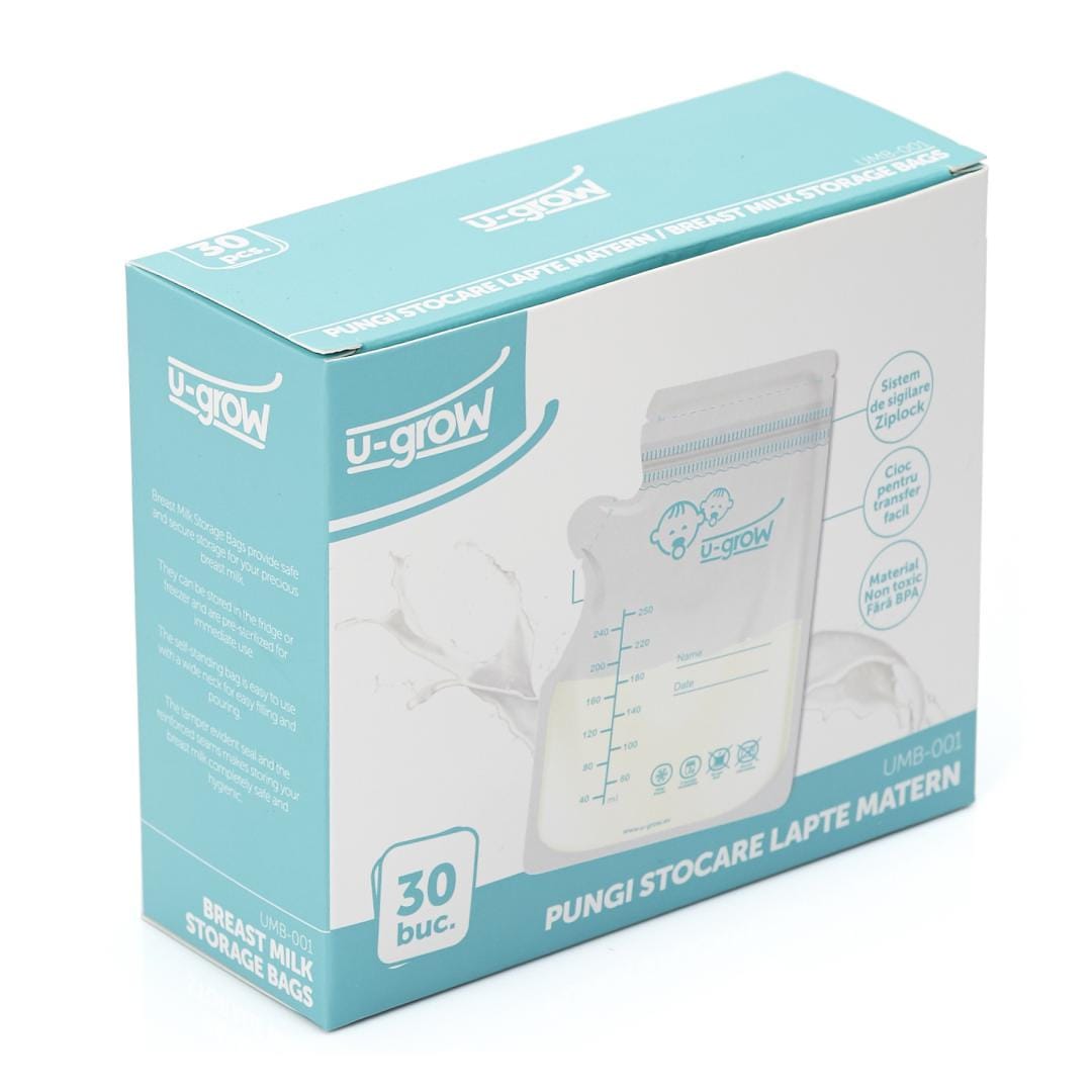 Pungi Stocare Lapte Matern U-GROW 30 bucăți - Siguranță Garantată - imagine 5