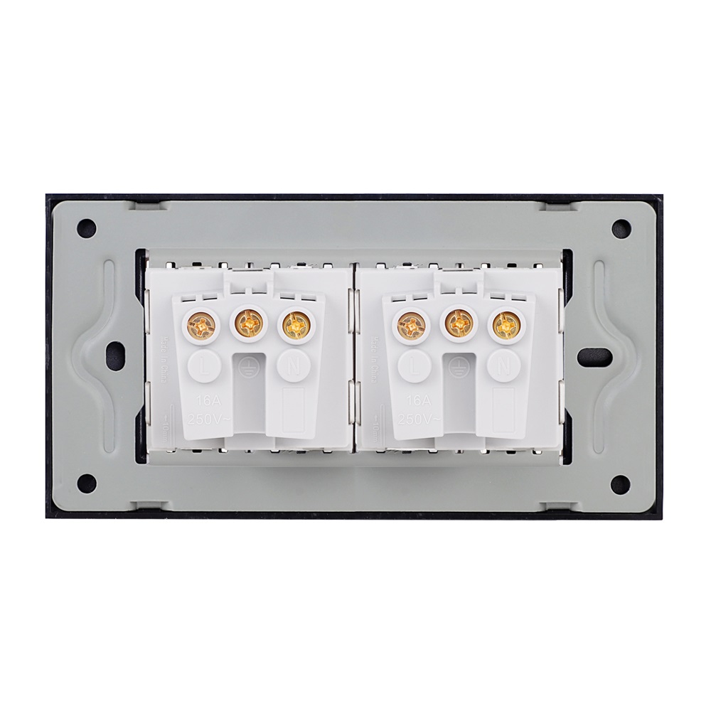 Priza Dubla Sticla Luxion 4M, Design Modern - imagine 8