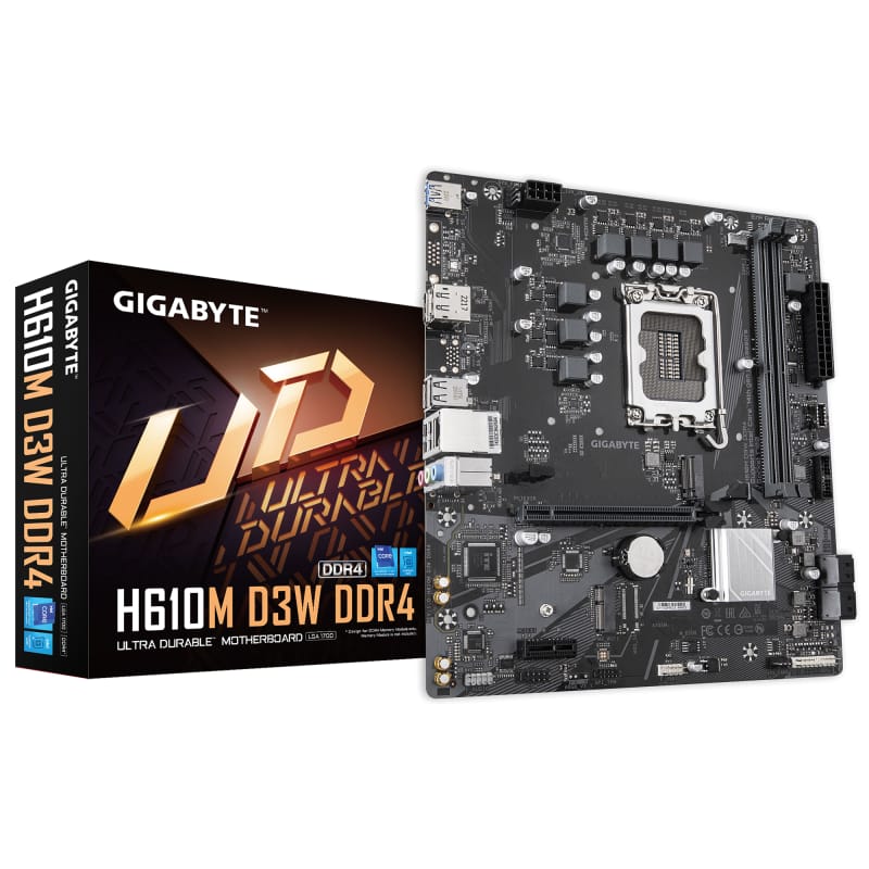 Placă de bază Gigabyte H610M DDR4 LGA1700 mATX - 465 RON - imagine 2