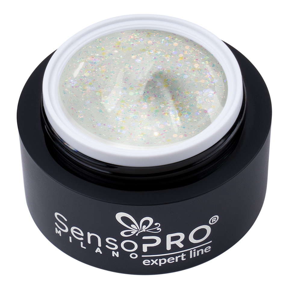 Gel Constructie SensoPRO Milano Water Glitz 15ml