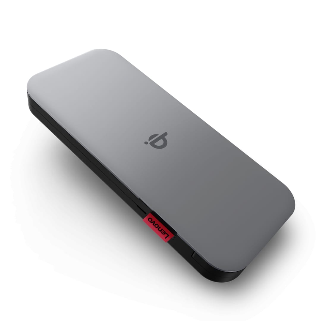 Power Bank Lenovo Go USB-C 10000mAh Qi Wireless Gri - imagine 5