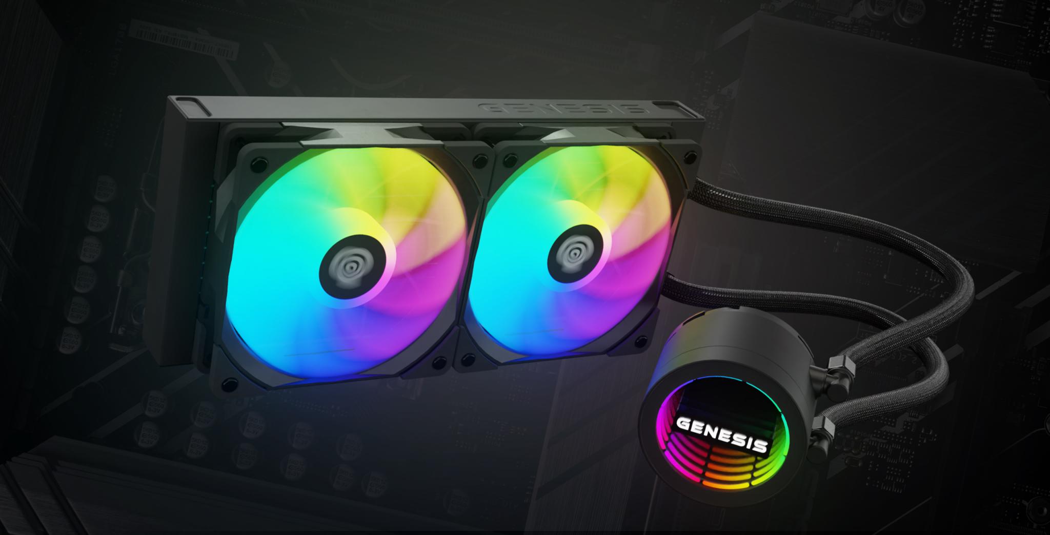 Cooler Procesor Genesis Hydria 240 ARGB | Apă 240mm AMD/Intel
