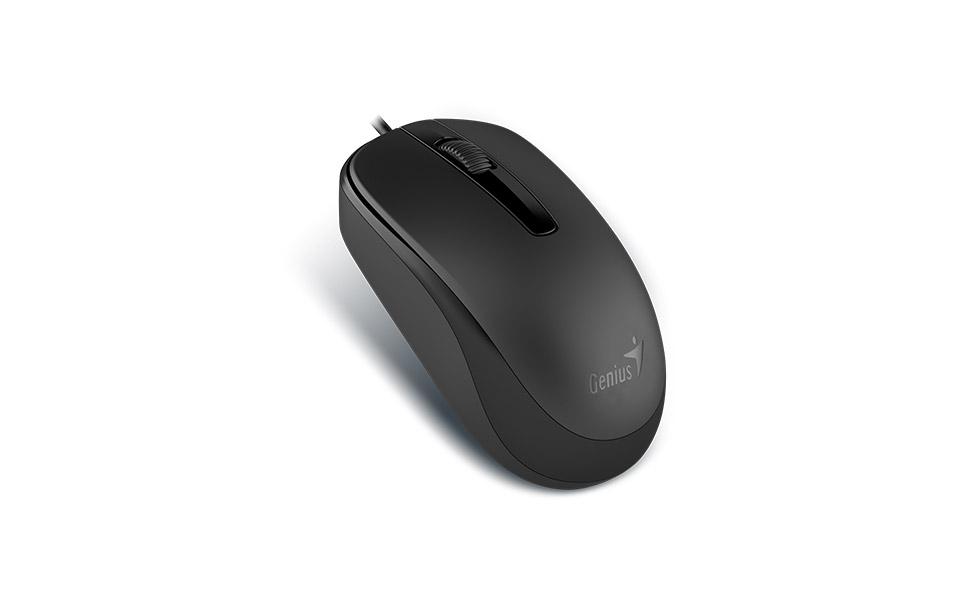 Mouse Genius DX-120 Optical Negru - 1000 DPI, Ergonomic