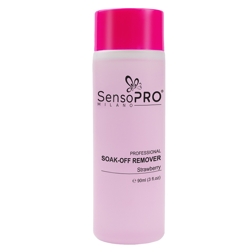 Remover Soak-Off Căpșuni SensoPRO, 90ml