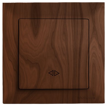 Întrerupător Mutlusan Candela, 1P, Culoare Nuc