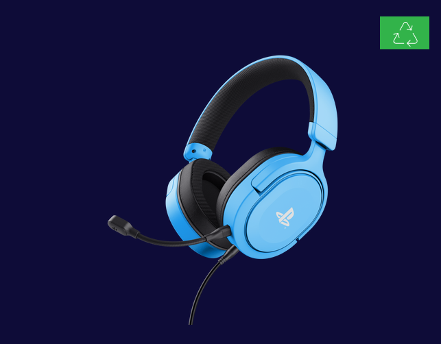 Căști Trust GXT 498B Forta PS5 Gaming Albastru | Audio Premium