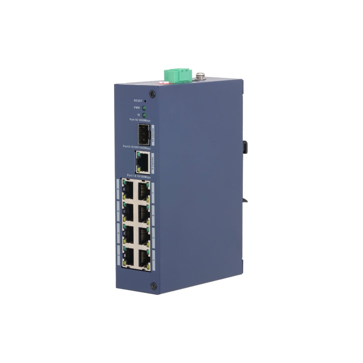 Switch Industrial Dahua CHS4110-8ET-110, 8 Porturi + Cloud