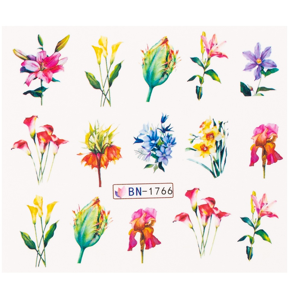 Tatuaj Unghii LUXORISE Flower Crush | Model Floral