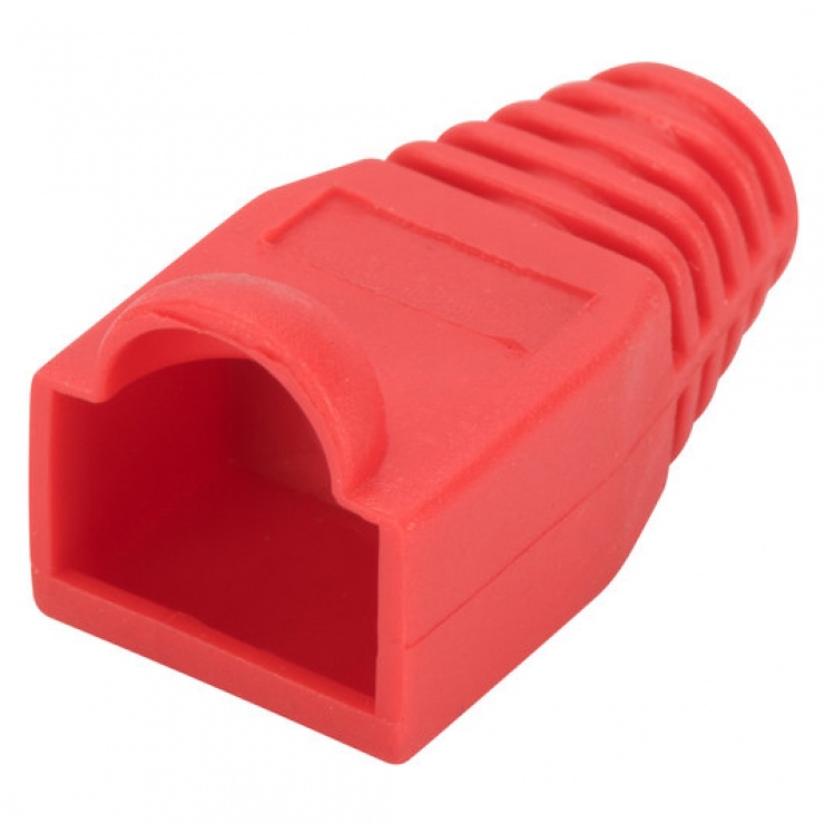 Manson protecție mufă RJ45 Roșu OEM
