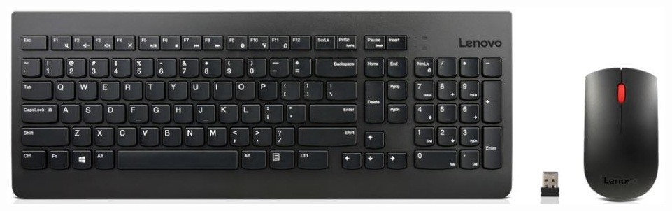 Kit Tastatura si Mouse Wireless Lenovo Essential Negru