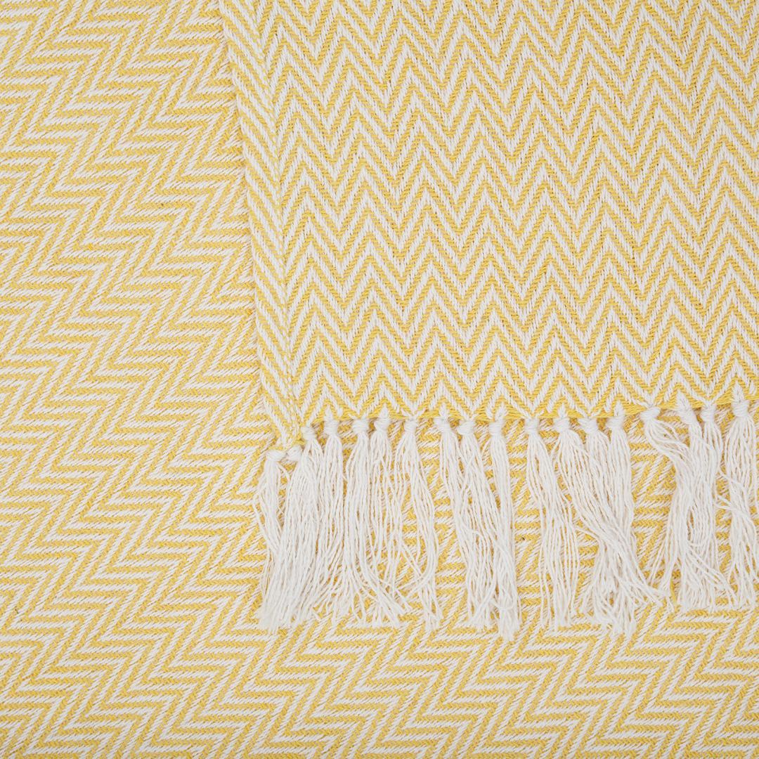 Pled Cuvertura Zig 160x200 cm - Bumbac și Poliester - imagine 4