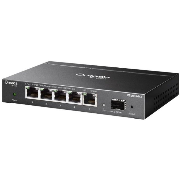 Switch TP-LINK ES206X-M2, 5x 2.5G + 1x SFP+ 10G