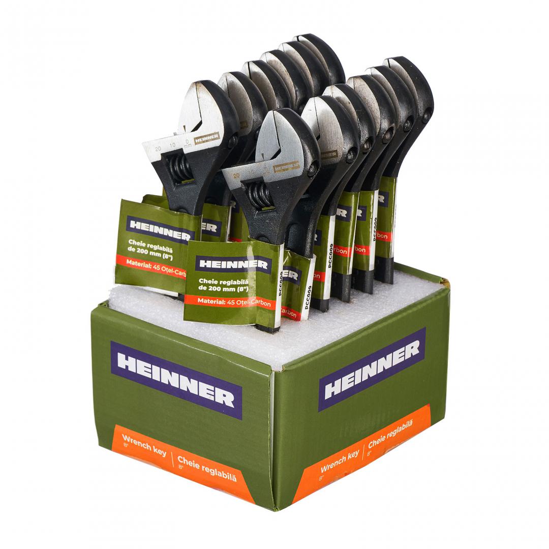 Cheie Reglabila Heinner 200mm - Instrument Profesional - imagine 2