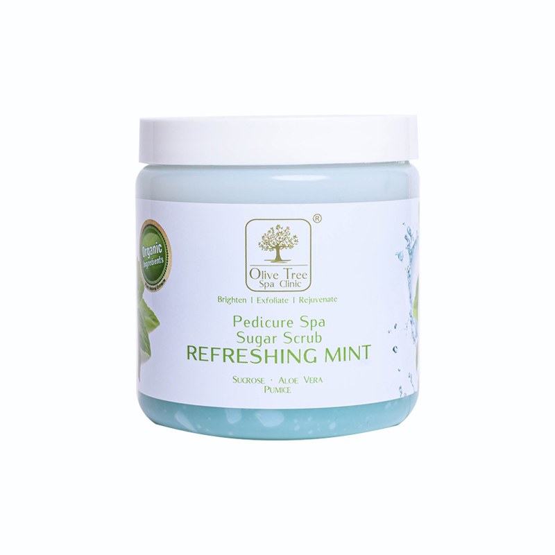 Pedicure Spa Sugar Scrub Mint Nailshop 200g