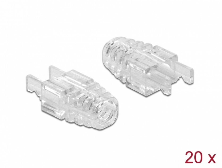 Set 20 Mansoane Delock RJ45 Crimp+Cut+Curve