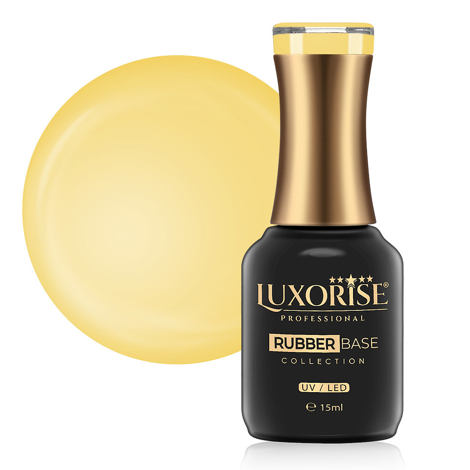 Rubber Base Luxorise Retro Sun 15ml - Nivelare și Adeziune