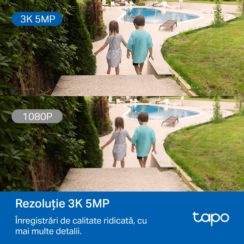 Camera Supraveghere Exterior TP-Link Tapo C530WS 3K 5MP IP66 360° - imagine 10