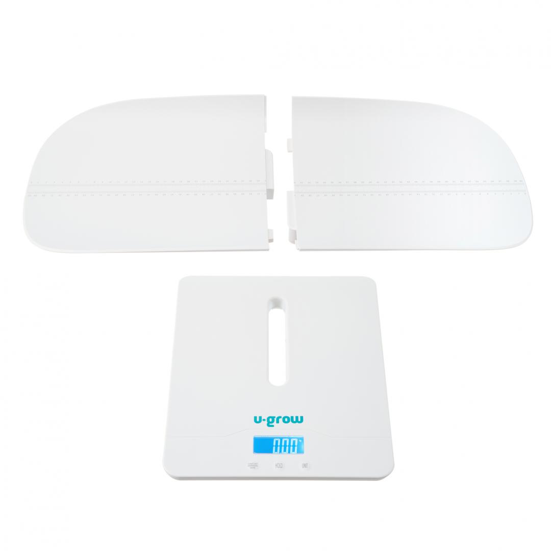 Cântar Digital 2in1 Bebe și Mamă U-Grow Bluetooth LED Alb - imagine 6