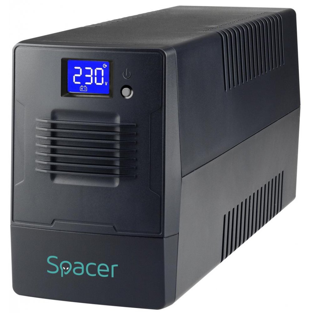 UPS Spacer 1000VA 600W Line Interactive cu AVR și LCD