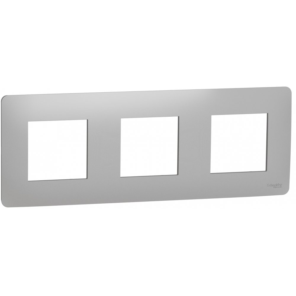 Rama Schneider Unica Studio 3 posturi aluminiu - imagine 1