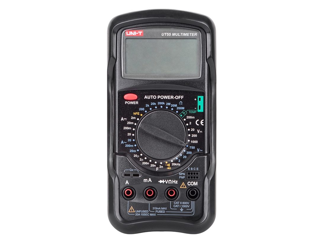 Multimetru Uni-T UT55 Profesional, Măsurători Sigure
