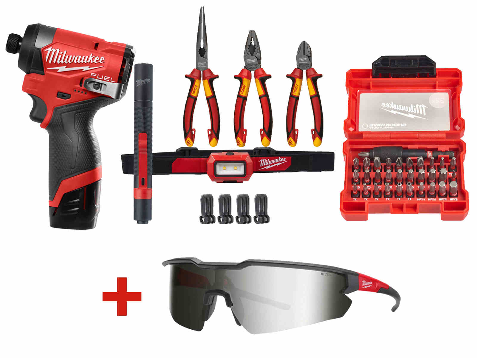 Kit Milwaukee M12 FUEL Impact, Promo Completă