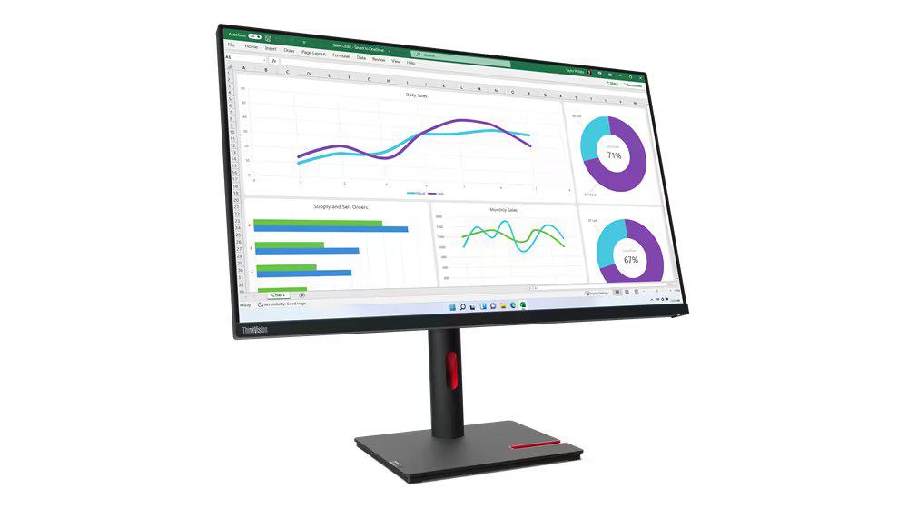 Monitor Lenovo ThinkVision T32h-30 31.5" QHD IPS Profesionist - imagine 2
