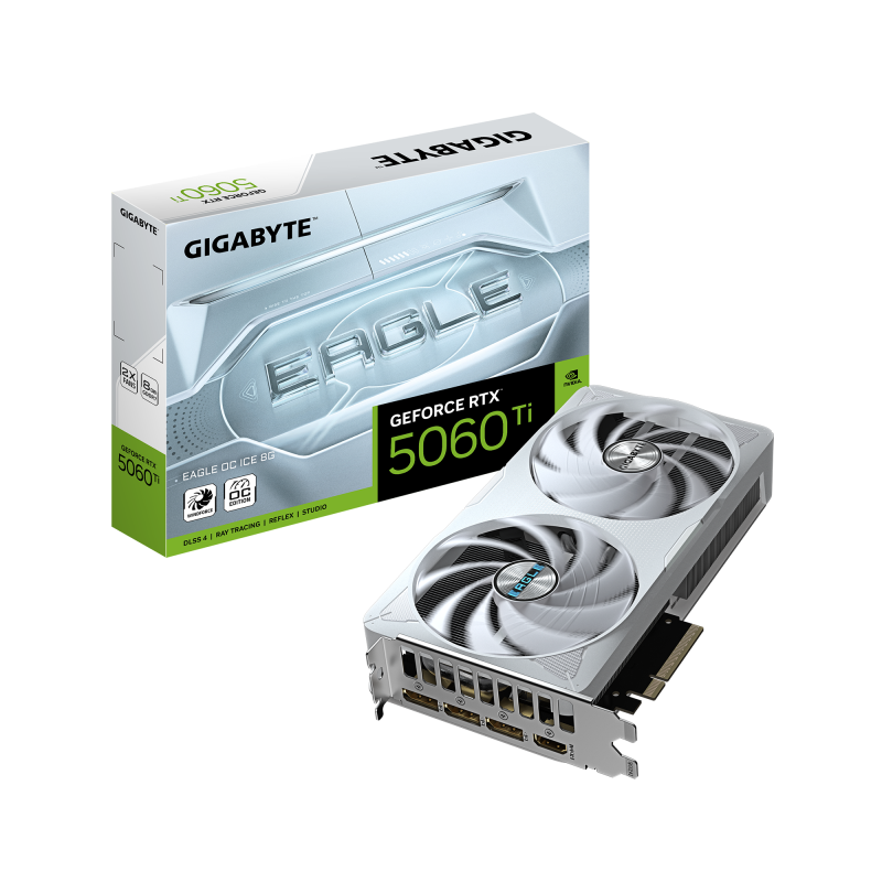 Placă Video RTX 5060 Ti Eagle OC Ice 8GB GDDR7 Gigabyte
