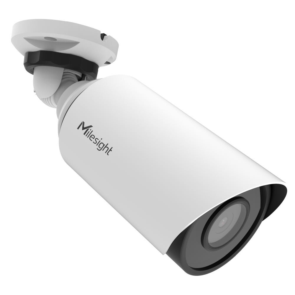 Camera IP Milesight 8MP 4K AI Pro Mini Bullet, IR 50m, PoE, IP67 - imagine 8