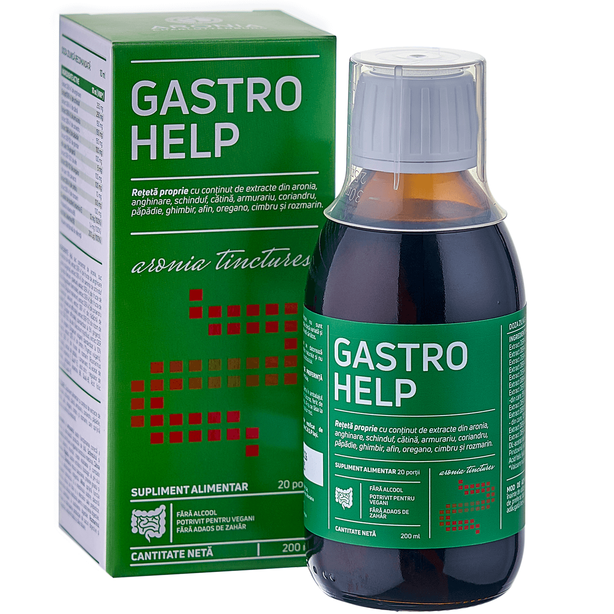 Gastro Help 200ml Aronia | Digestie & Detoxifiere