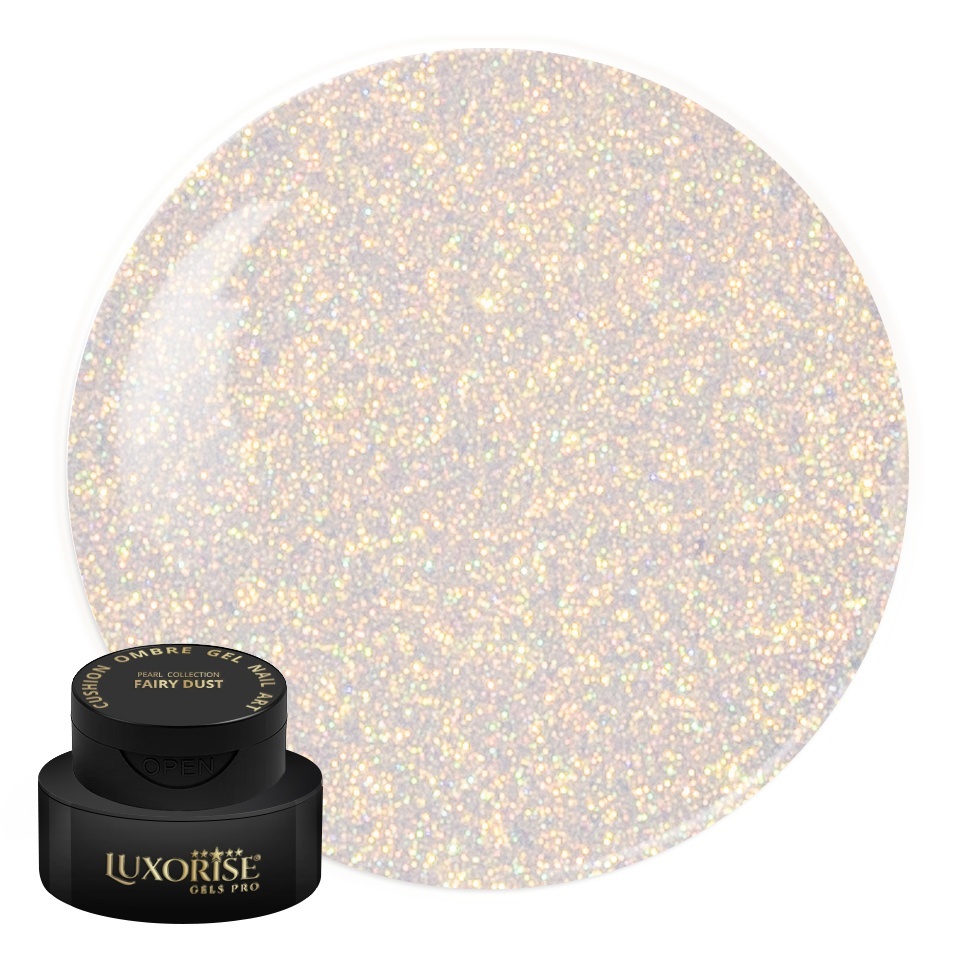 Gel UV Nail Art Babyboomer LUXORISE Cushion Ombre Pearl - Fairy Dust, 2ml