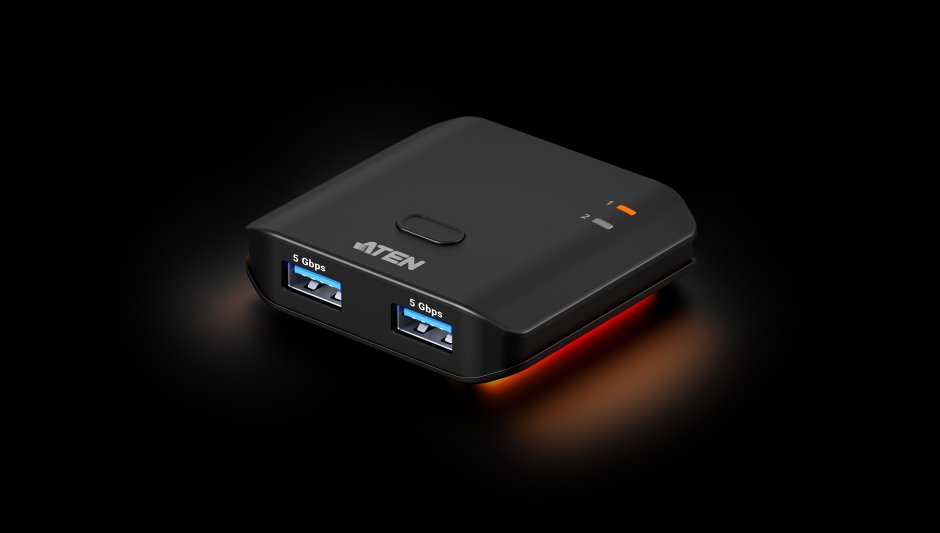 Sharing switch 2 x 2 USB 3.2 Gen1 cu alimentare USB-C, ATEN US4322