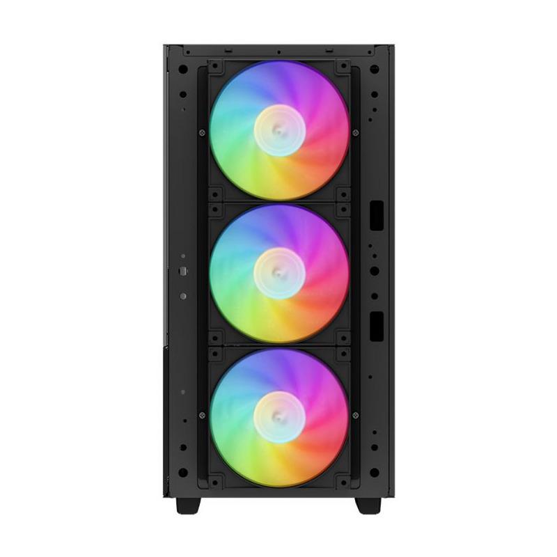Carcasa Deepcool CH560 ARGB Mid Tower Negru - Sticla Temperata - imagine 5