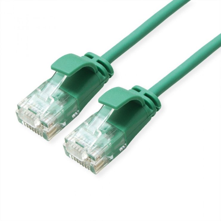 Cablu RJ45 Mycon Cat.6A Slim 20m Verde