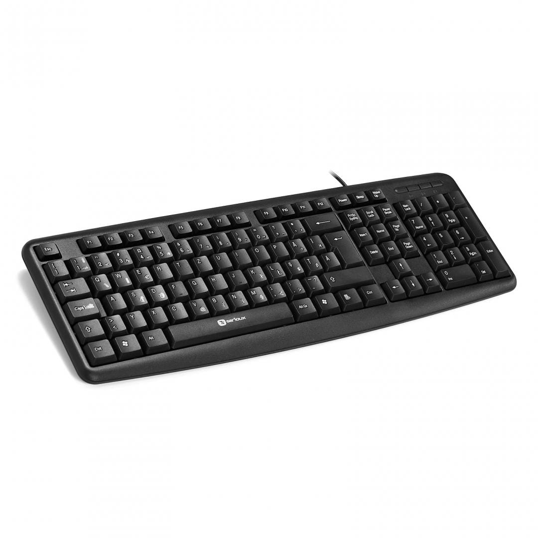 Tastatură SERIOUX 9400 Cu fir RO Layout Neagră - 104 Taste - imagine 4