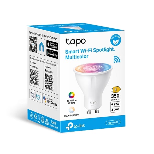 Bec Inteligent TP-Link Tapo L630 RGB GU10, 350lm - imagine 8