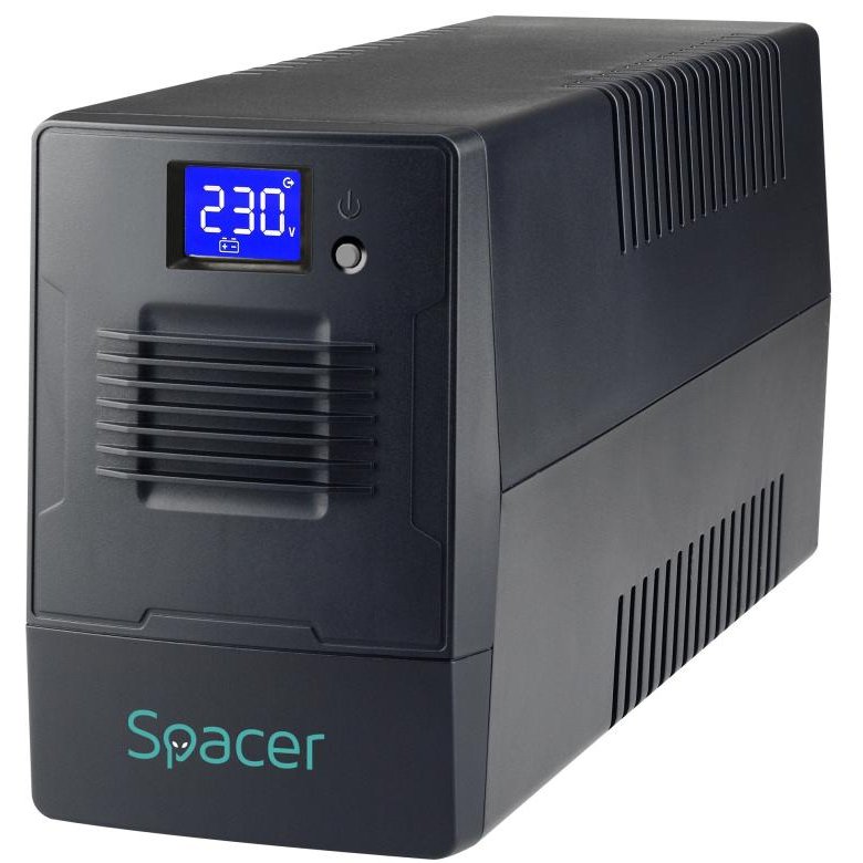 UPS Spacer SPUP-2000D-LIT01 2000VA 1200W cu AVR și LCD