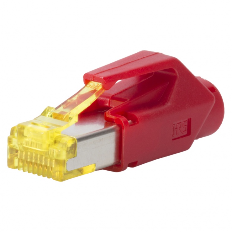 Conector RJ45 Cat.6A Rosu OEM | Retea Performanta