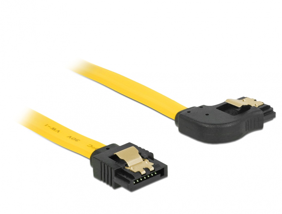 Cablu SATA III 6 Gb/s Delock 50cm cu fixare
