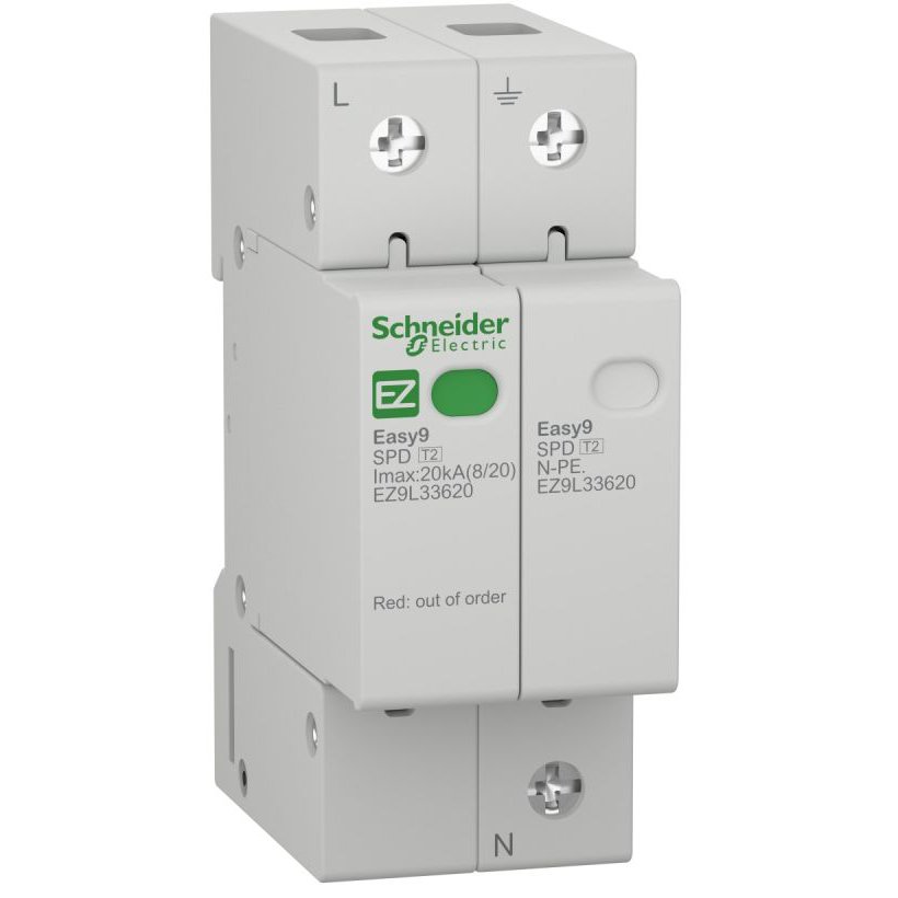 Descarcator Schneider Easy9 20kA 1P+N