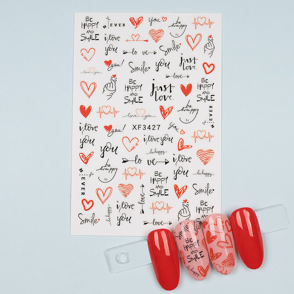 Abtibild Unghii SensoPRO Milano Wild Love XF3427