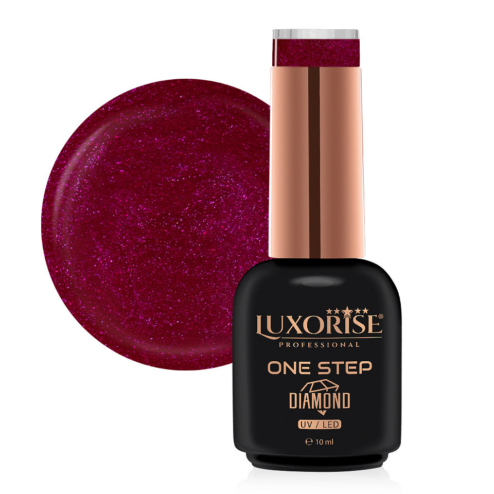Oja Semipermanenta One Step Diamond LUXORISE Rasberry Sheer 10ml