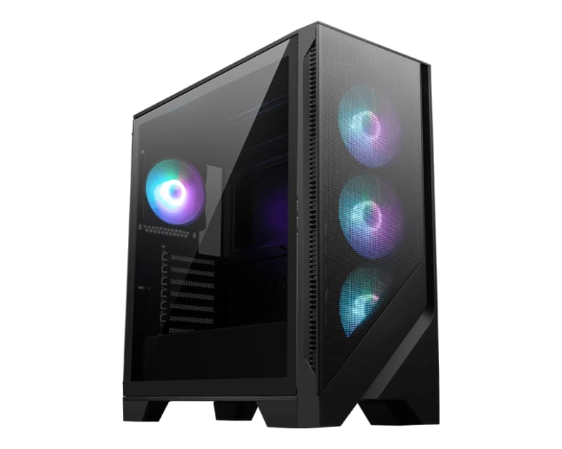 Carcasă MSI MAG FORGE 320R Airflow Black | Gaming RGB - imagine 2