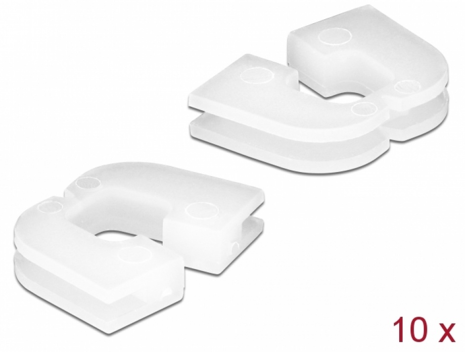 Set 10 Bucse Protectie Cablu Delock 4.8x4.2mm