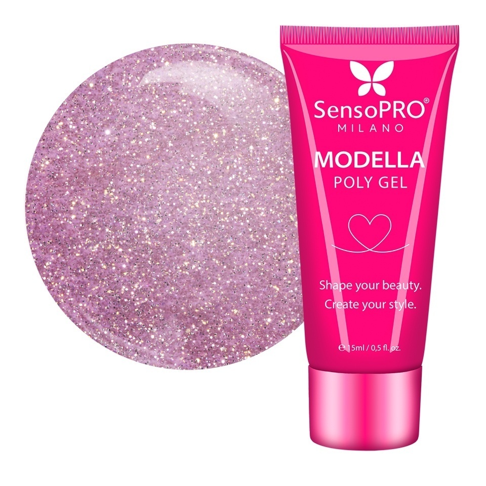 Polygel MODELLA SensoPRO Milano - Taupe Gold, 15ml