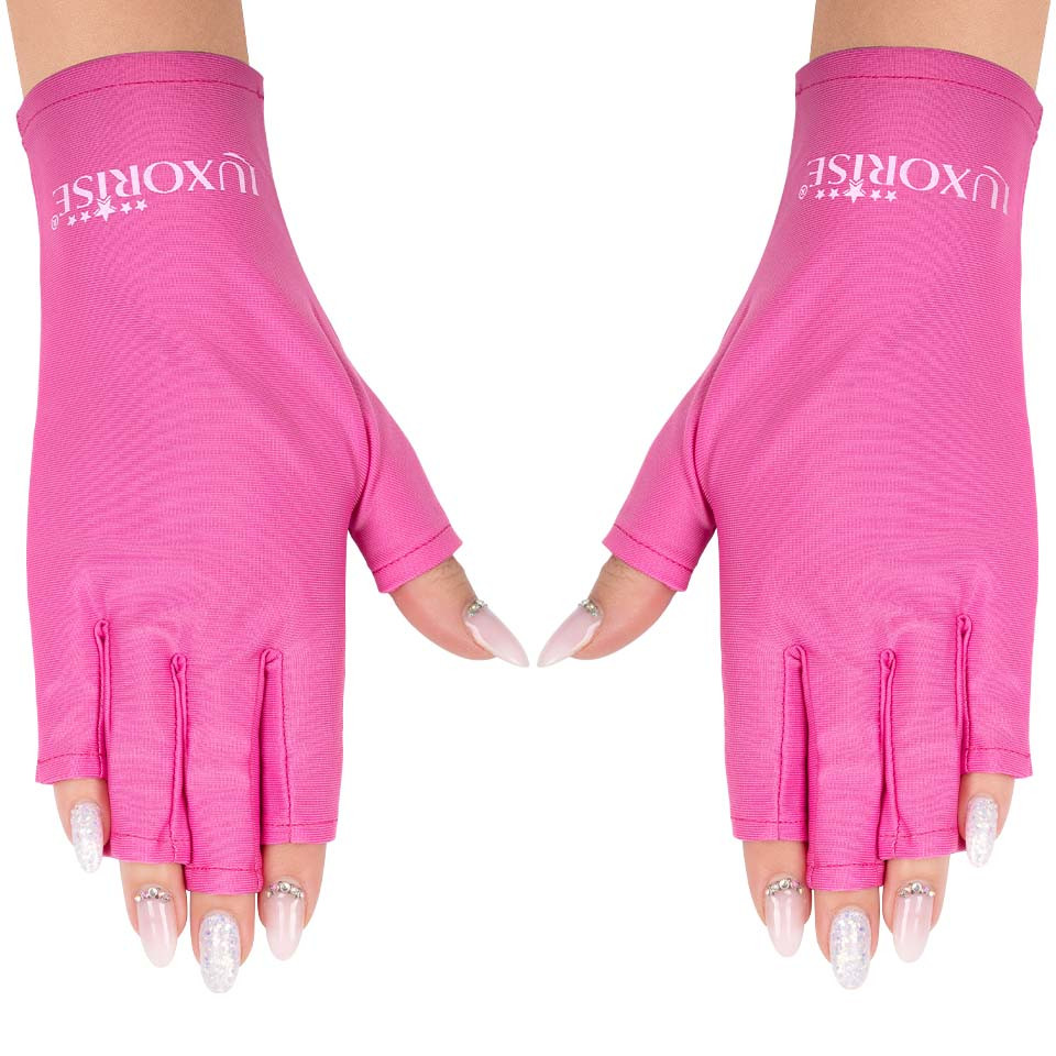 Manusi Protectie UV Luxorise, Roz, Marime Universala