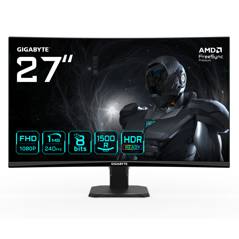 Monitor Gaming Gigabyte GS27FC2 27" Full HD 180Hz 1ms - imagine 1