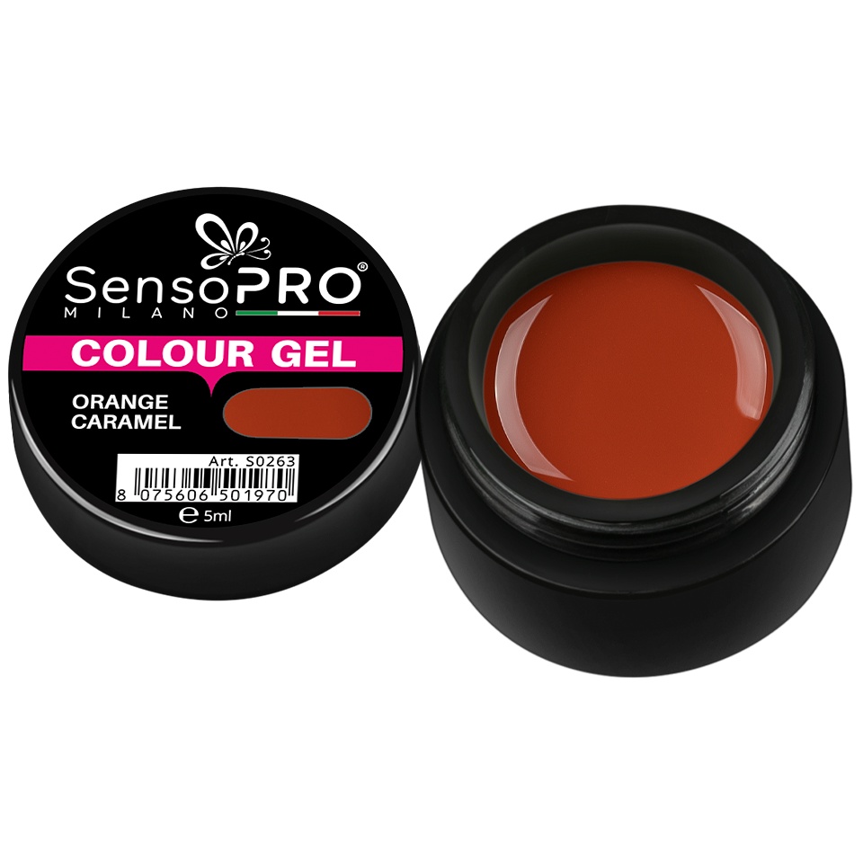 Gel UV Orange Caramel 5ml SensoPRO - Pigment Intens
