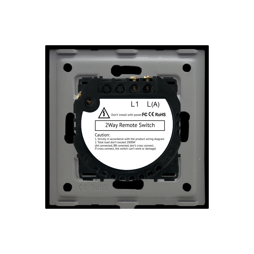 Intrerupator Touch Sticla RF433 Cap Scara LUXION - imagine 8