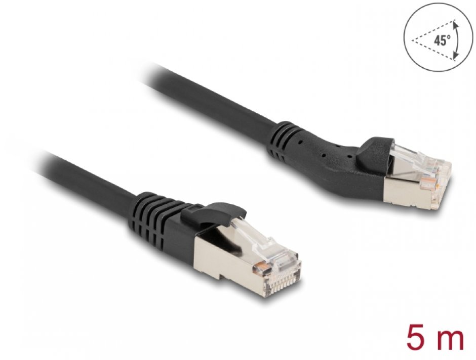 Cablu RJ45 Cat.8.1 40Gbps 5m Delock